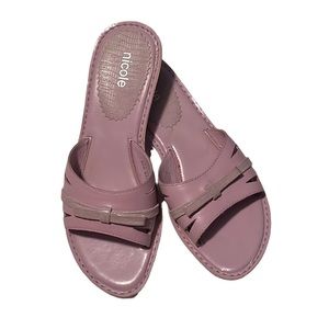 Nicole Y2K pink sandals size 7 1/2